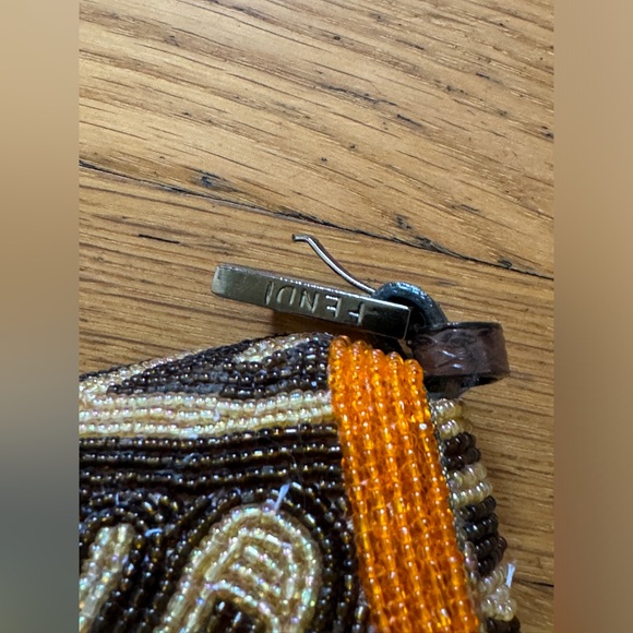 Late 90s Early Y2K Beaded Fendi Baguette Bag - Picture 13 of 15